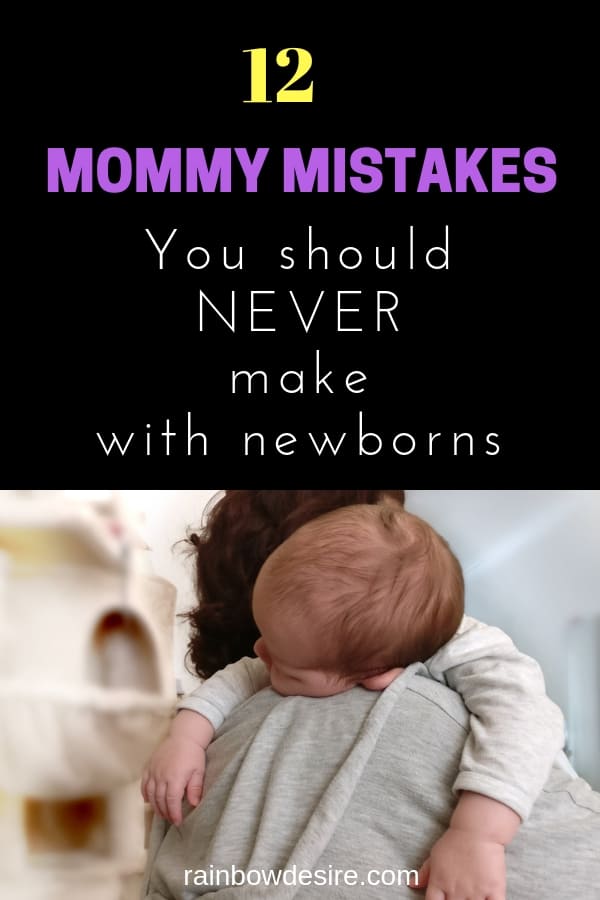 mommy mistakes with newborns