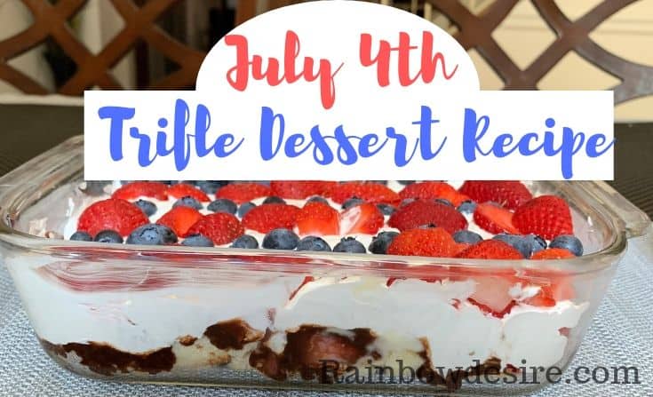 July 4th trifle dessert recipe