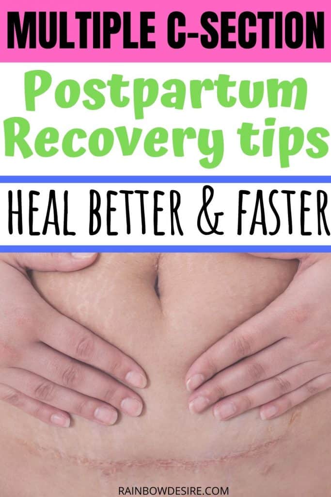 Post C-section recovery tips for moms 