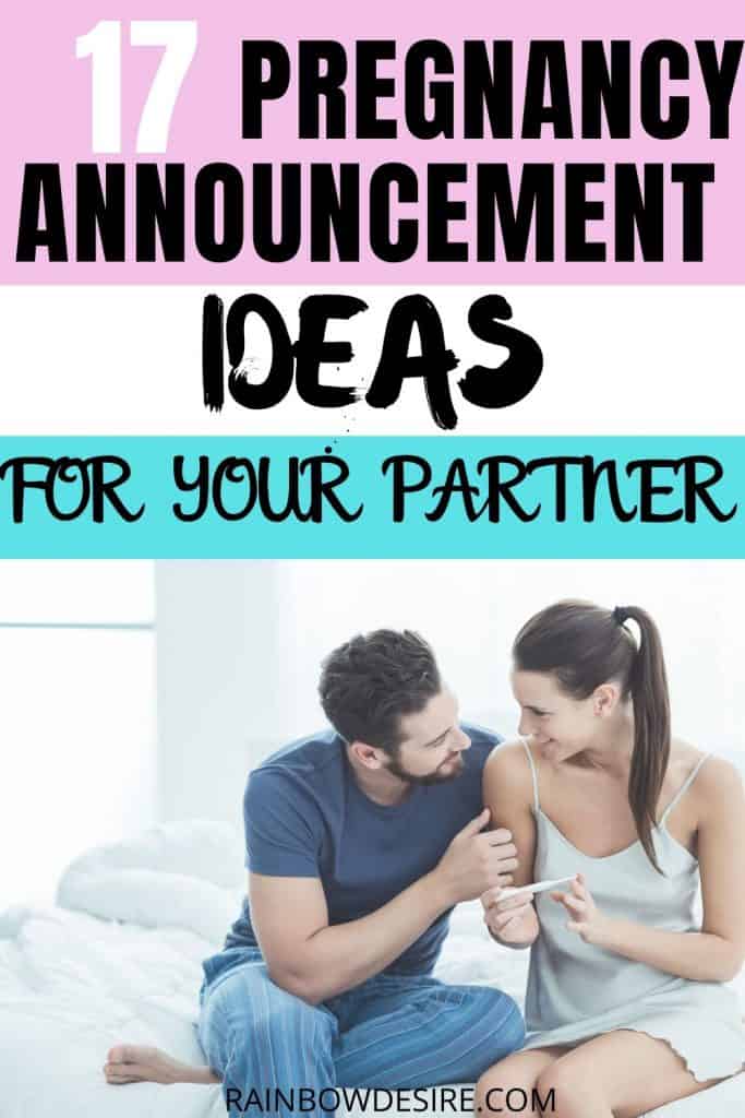 Pregnancy announcement ideas 