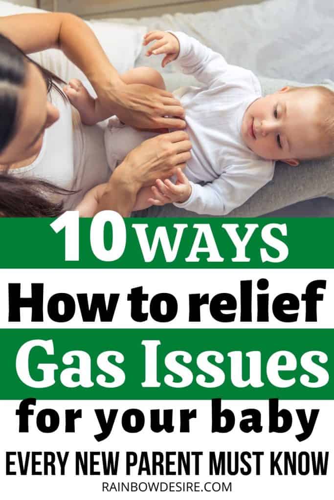 simple ways to help baby relief gas issues 
