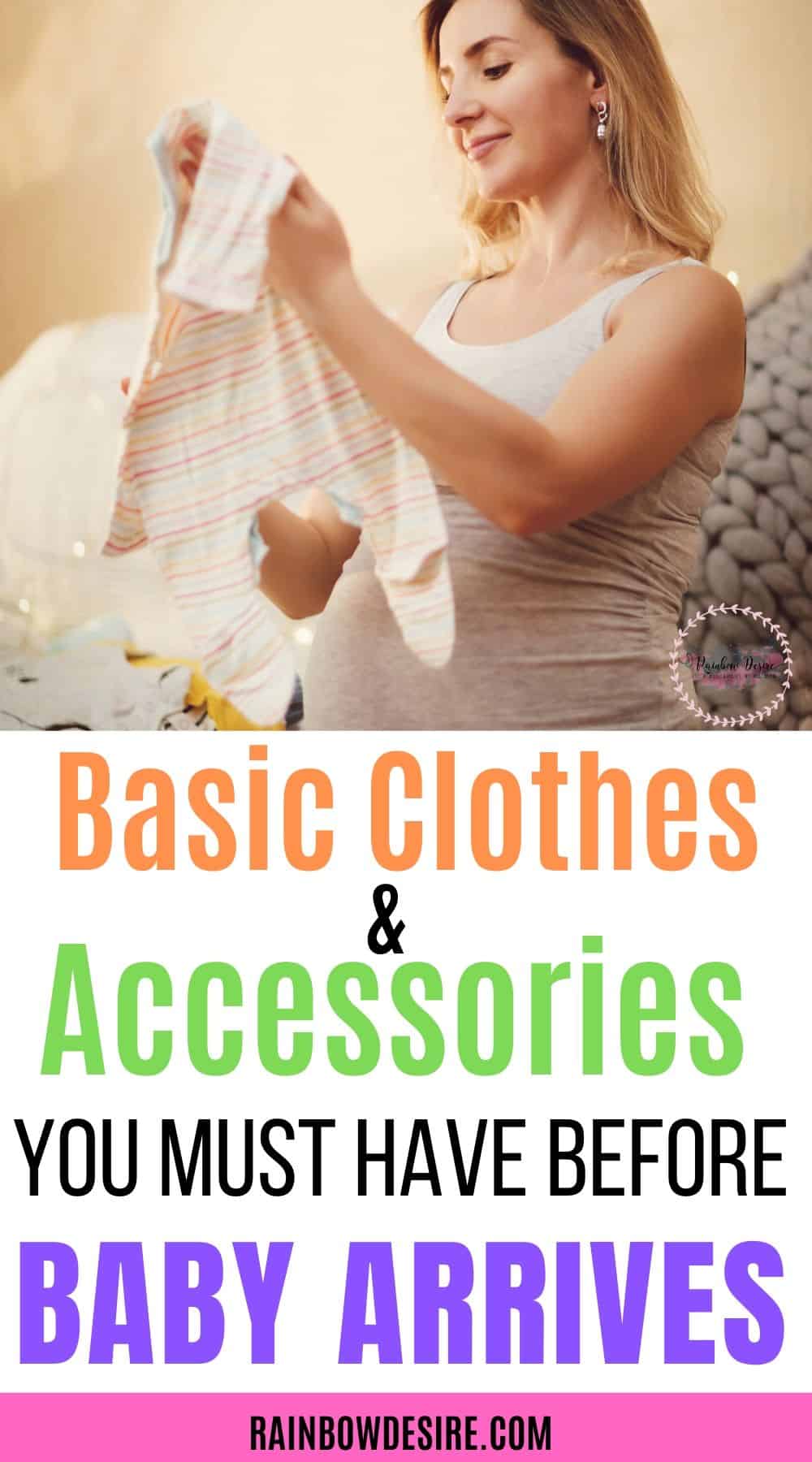 Clothing and Accessories essentials you need before baby arrives ...