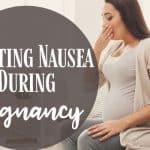 Pregnant woman morning sickness