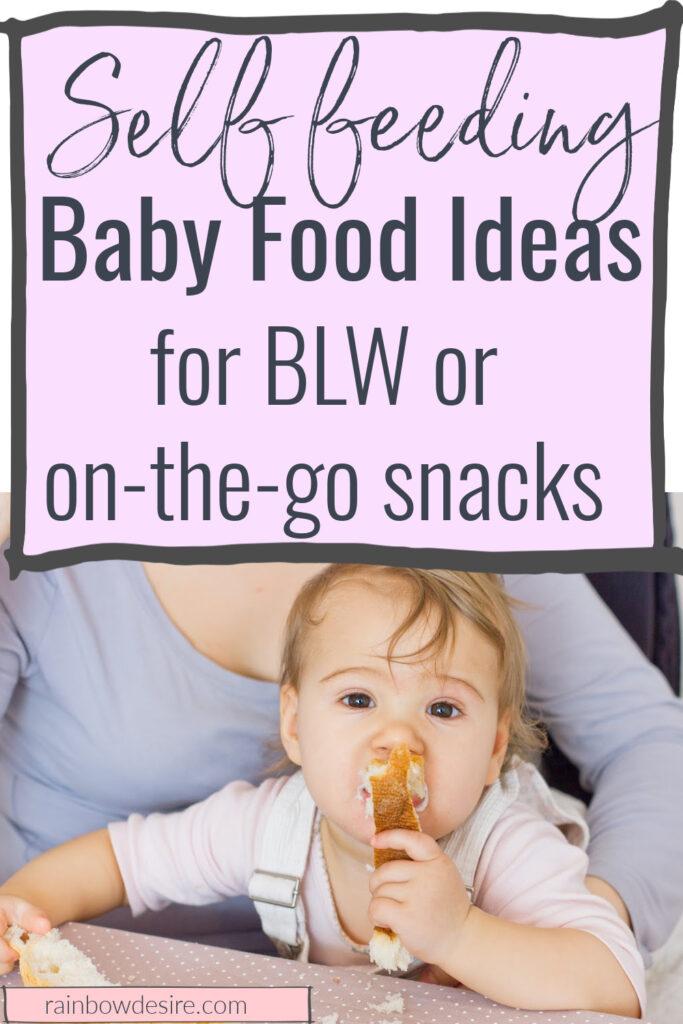 Baby on the go snacks ideas for self feeding