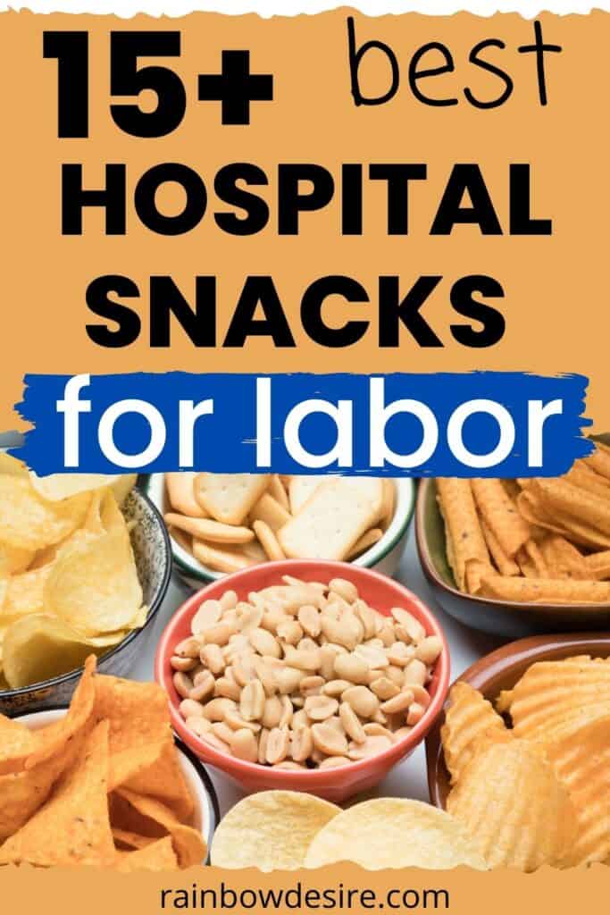 Hospital snacks to pack for labor after baby 