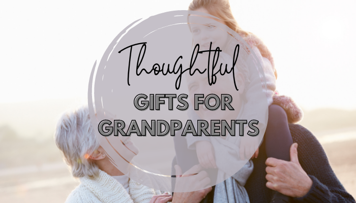 Image shows a happy moment of grandparents with a granddaughter