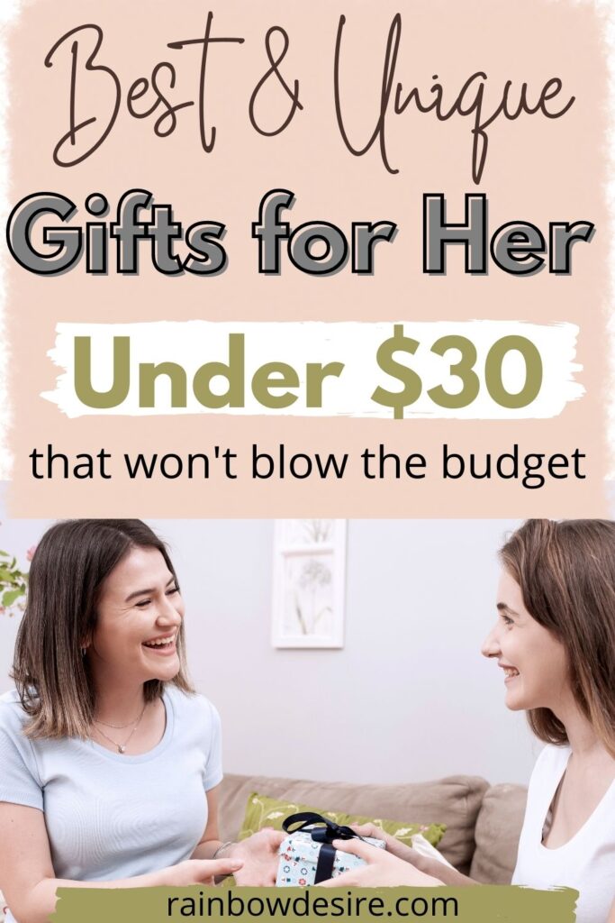 Unique, worthy, Inexpensive gift ideas for her that does not look cheap