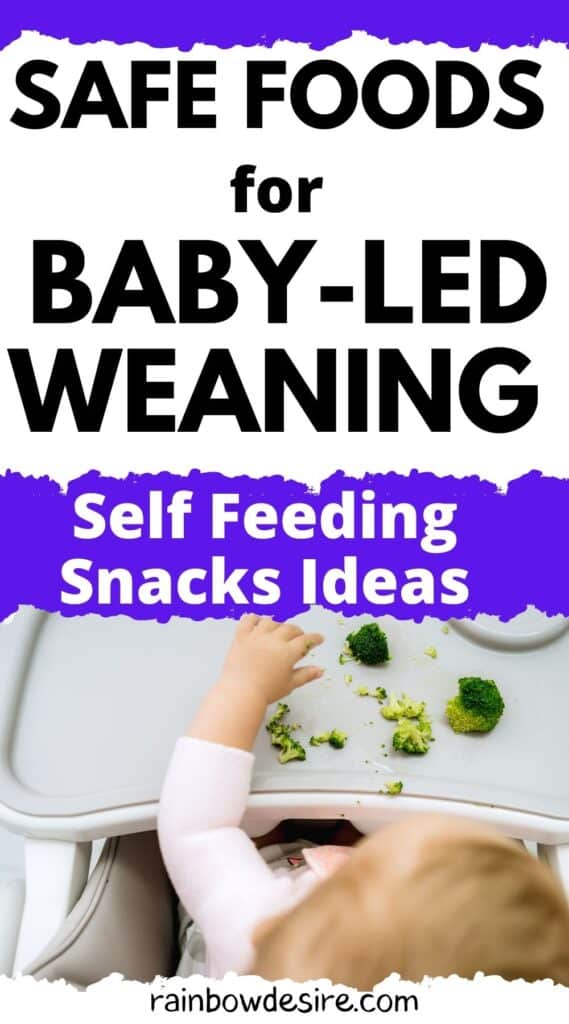 Baby led weaning safe food ideas for babies. 