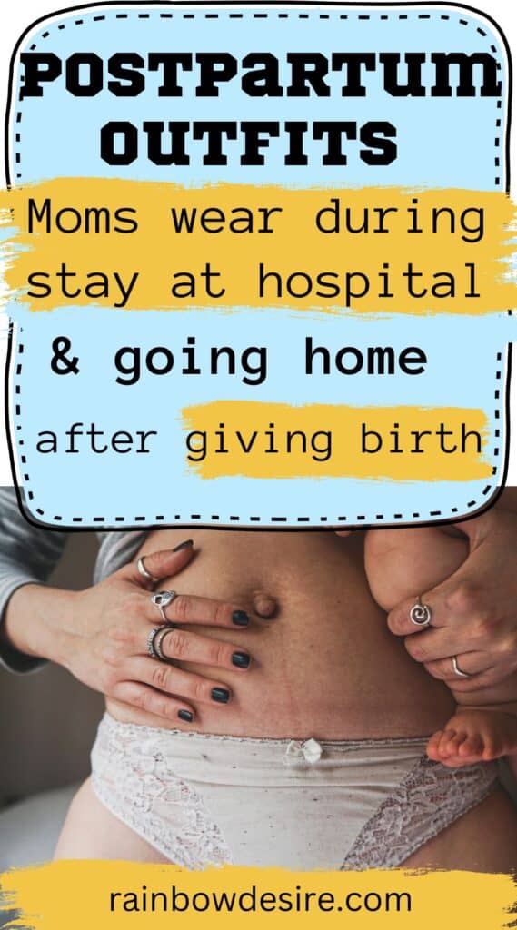 What moms can wear at the hospital stay for labor and delivery and going home after giving birth. 