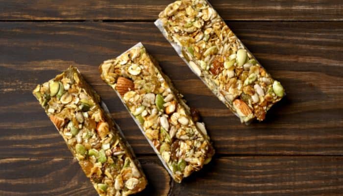 Pack Healthy granola bars for hospital snacks 