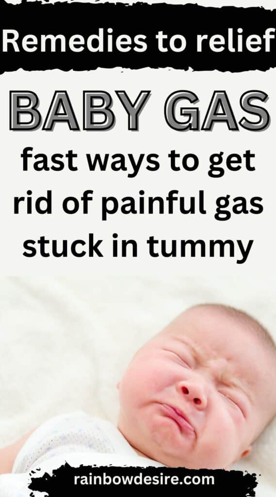 How to relief baby gas faster 