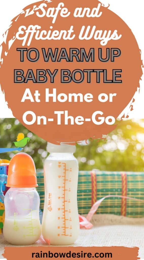 Hw to warm up baby bottles while traveling or going outside